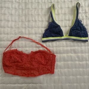 Set of 2 Free People Bralettes